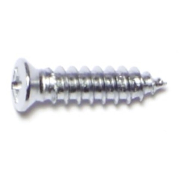 Midwest Fastener Sheet Metal Screw, #10 x 3/4 in, Chrometint Steel Oval Head Phillips Drive, 20 PK 72186 - main